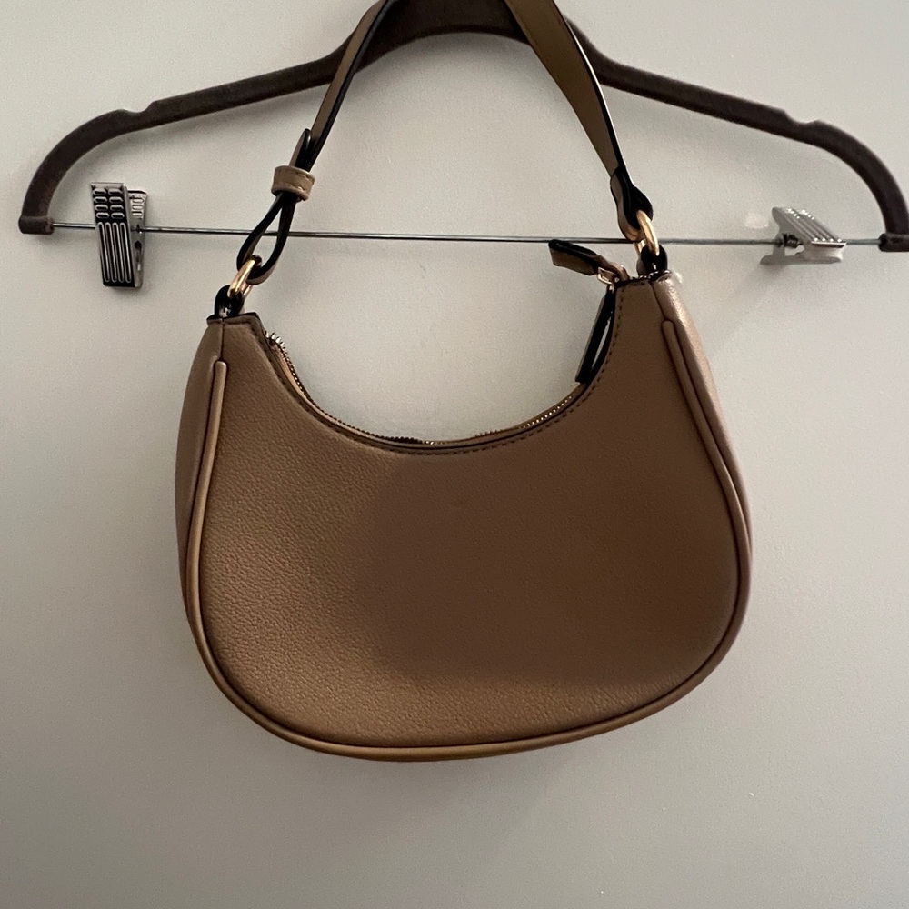 Classic Tan Crescent Shoulder Bag - Women Bags